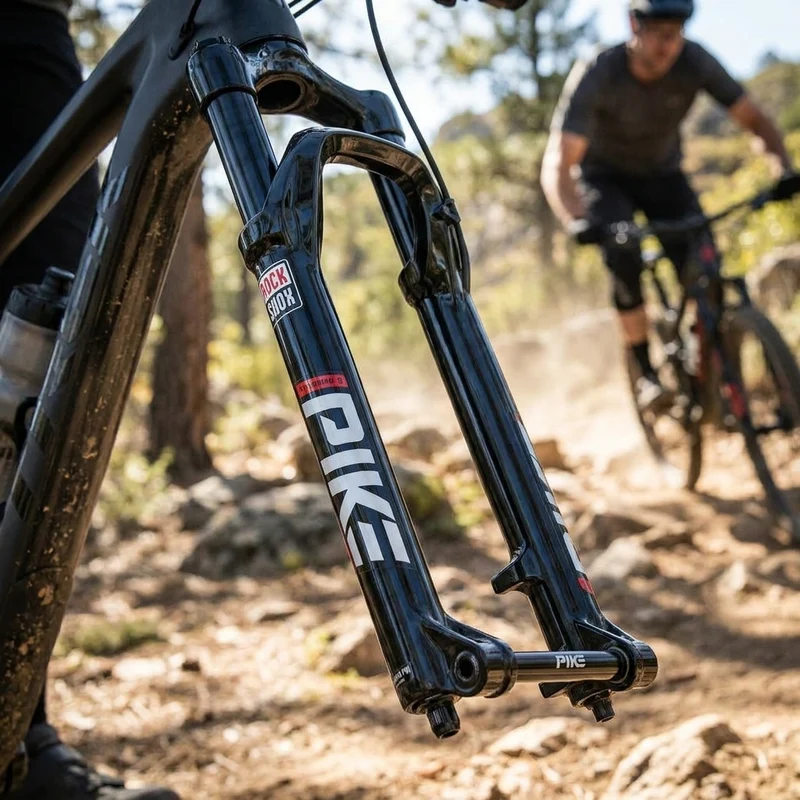 RockShox LowerLeg 29\"15x110,Boost,Pike Gloss Black, mit PRV Ventilen, 2023+