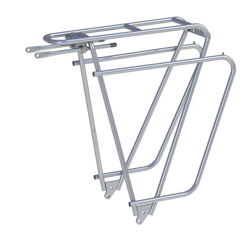 Tubus Gepäckträger LOGO CLASSIC 26-28 Zoll silber - stabiler Fahrrad-Heckträger