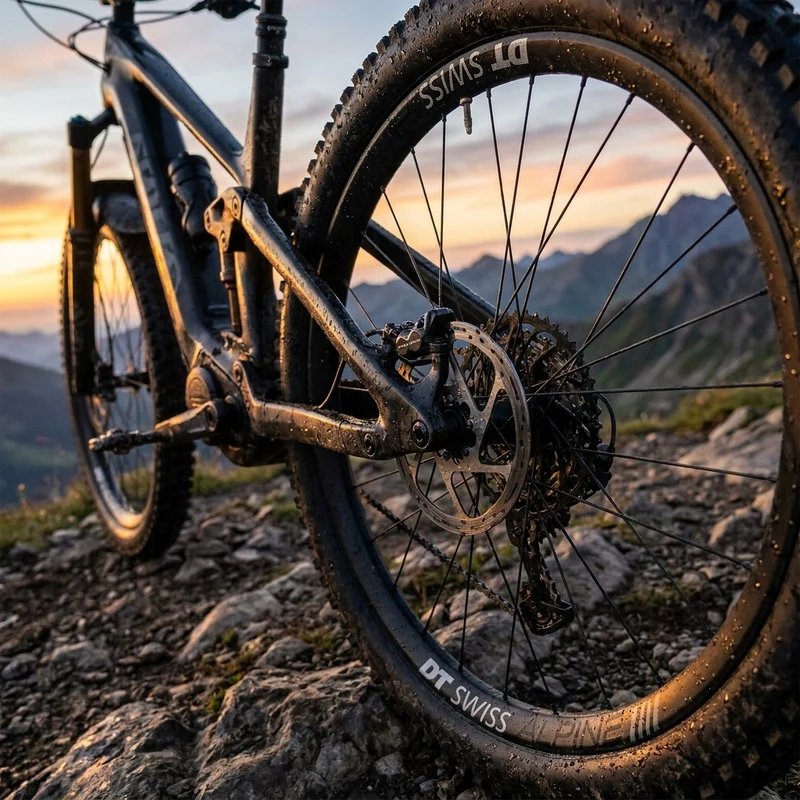 DT Swiss Alpine III Speiche 2.34mm x 262mm schwarz - Hochfeste E-Bike & Tandem Speiche - Speichen