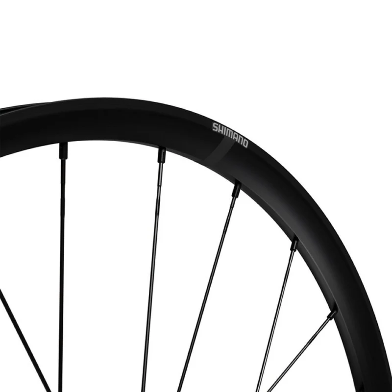 SHIMANO Vorderrad WH-RX180 700C Microspline 28 Zoll - robustes Laufrad für Gravel & Trekking