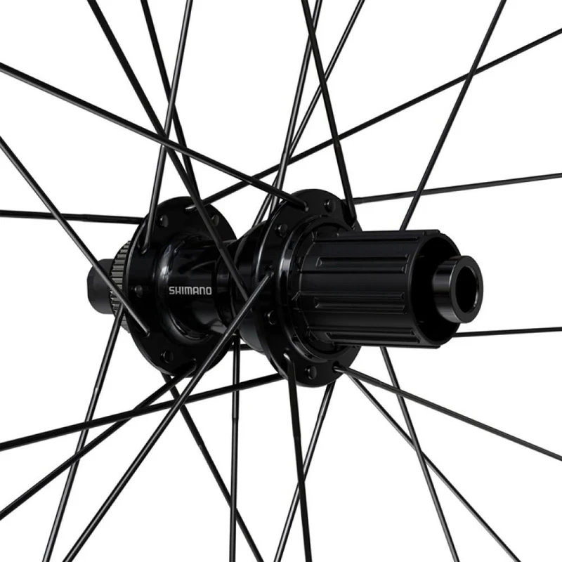 SHIMANO Vorderrad WH-RX180 700C Microspline 28 Zoll - robustes Laufrad für Gravel & Trekking