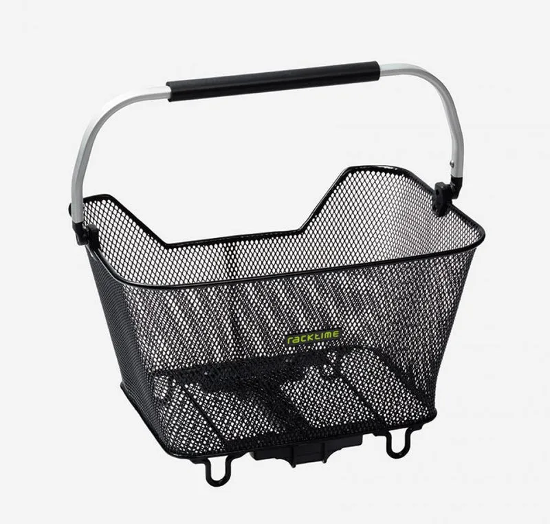 Racktime Fahrradkorb Bask-it Deluxe 2.0 45x30x33 cm - Großer Gepäckträgerkorb für Einkauf & Transport