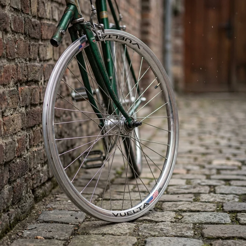 Bike-Parts Laufrad Hinterrad 28x1.75 Zoll Schraubkranz 6-7 fach silber Vollachse 36-Loch Rodi Airline 1 silber Nirosta-Speichen