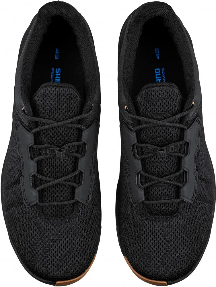 SHIMANO Fahrradschuhe EX300 Herren/Damen Touring SPD - Größe 45, Schwarz