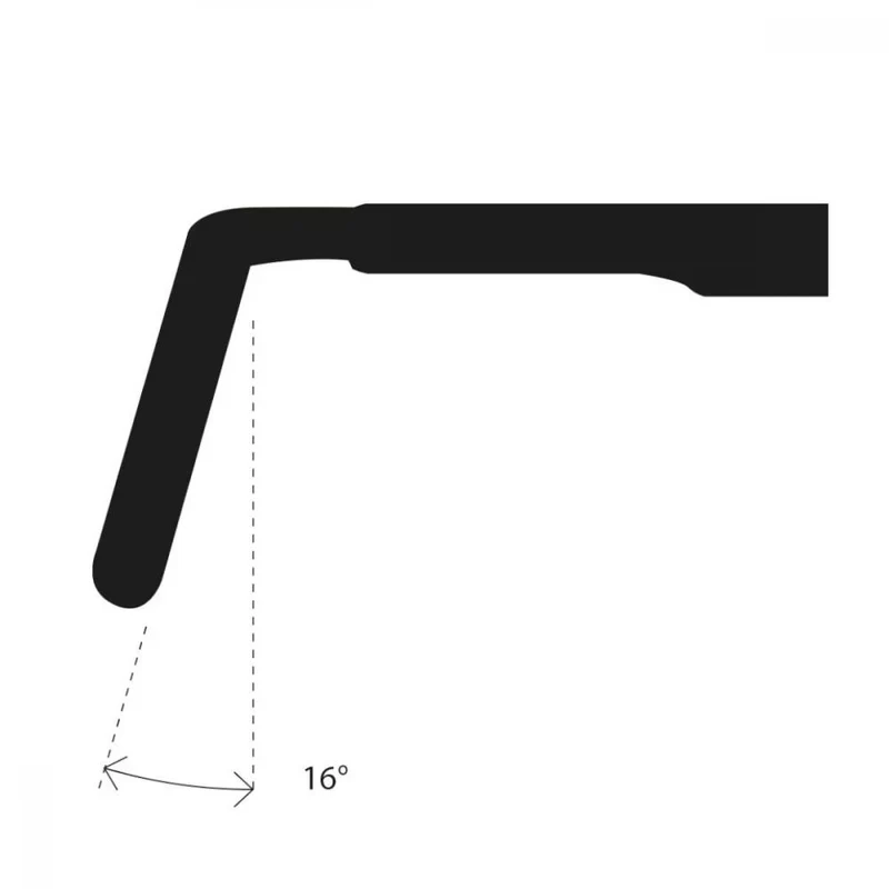 Deda Elementi Lenker Superzero Gravel Carbon DCR 46 Zentimeter - Rennrad- und Gravellenker, 16 Grad Flare, 31,7 Millimeter Klemmung