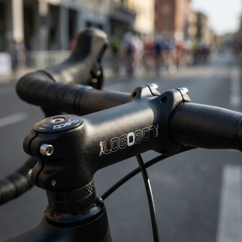 Deda Vorbau Logo Ø 26,0 mm 80 mm black-matte