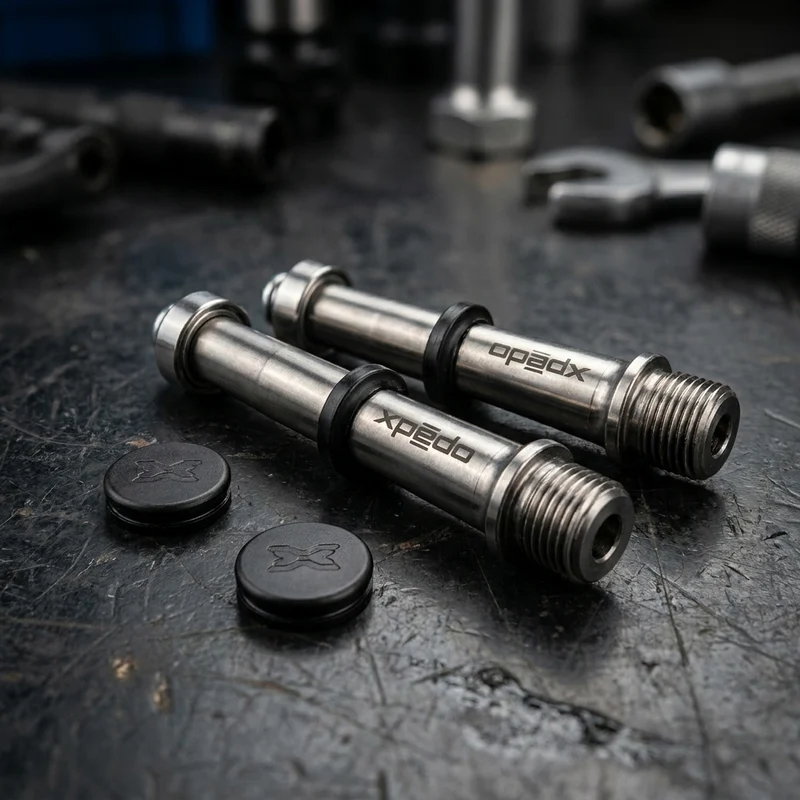 Xpedo Rebuilt Kit für Road XRF-06T 2 Kappen 2 Titanachsen