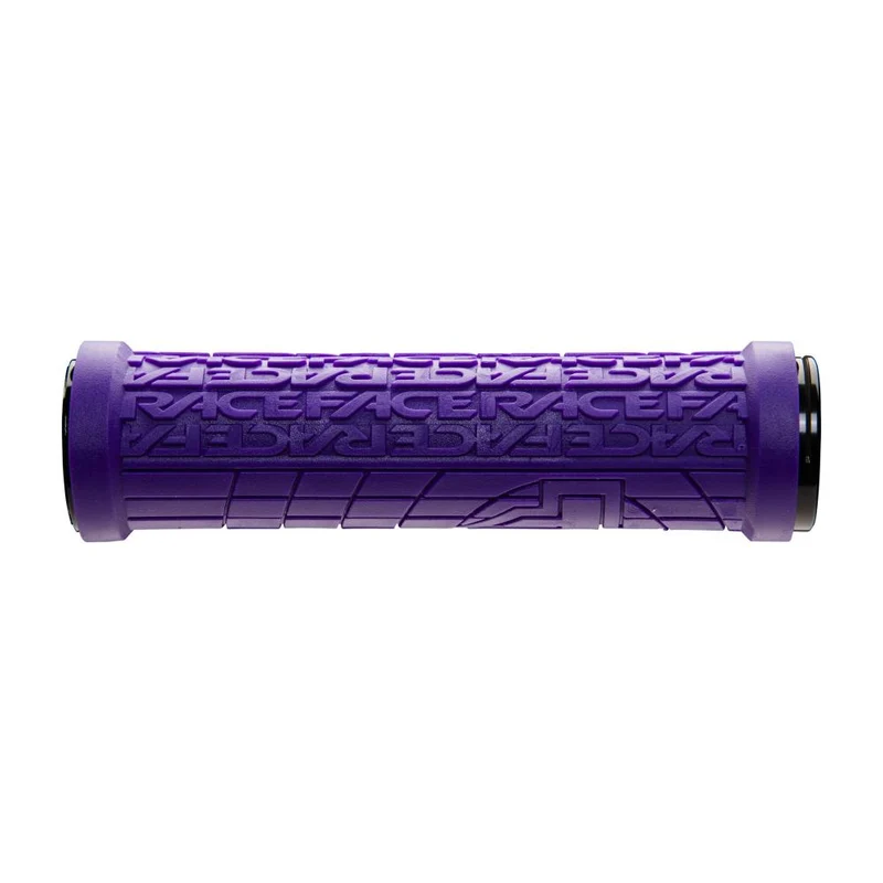 Race Face Grippler Lock-On Griff, 30mm, purple lila - maximaler Halt und Kontrolle
