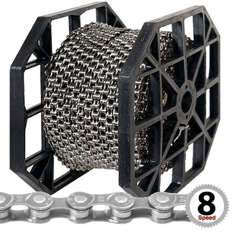 KMC Z8 Fahrradkette 8-fach 114 Glieder 1/2" x 3/32" Grau - Shimano, SRAM, Campagnolo kompatibel