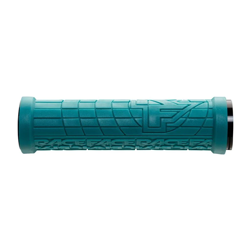 Race Face Grippler Lock-On Griff, 30mm, turquois türkis - sicherer Halt und Kontrolle