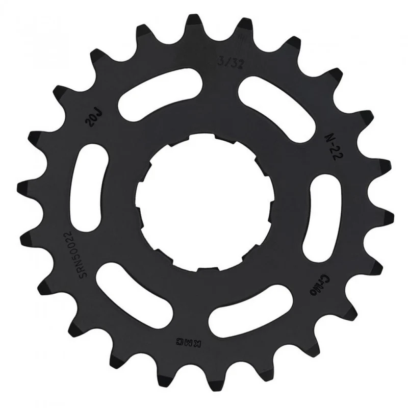 KMC Antriebsritzel E-Bike für Enviolo 1/2" x 3/32", 22 Zähne, schwarz