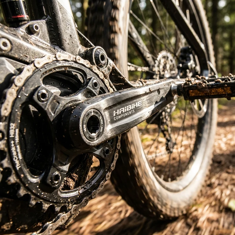 Kurbelset Haibike Components TheCrank++ HB32, 165mm, ISIS