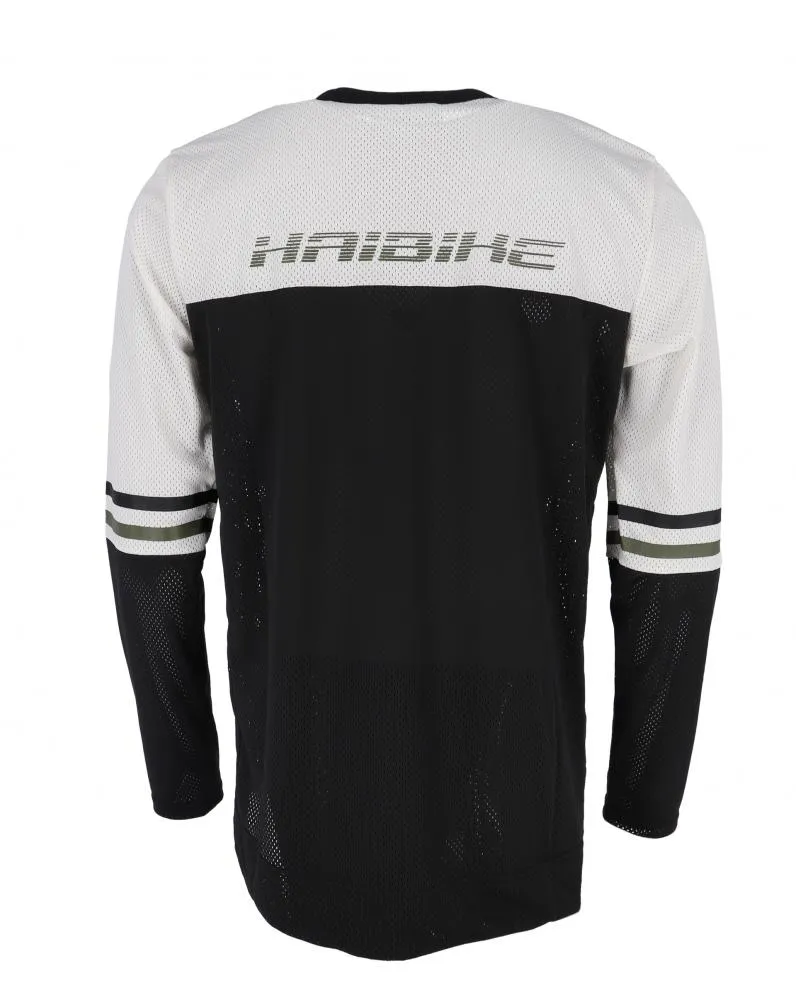 Haibike Hochries Freeride Langarmshirt - XXL, schwarz/multi