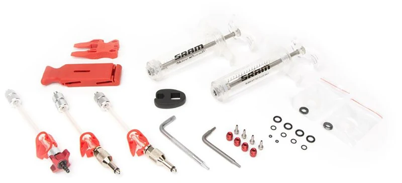 SRAM Entlüftungskit Professional ohne DOT 5.1 - präzises, tropfenfreies Bremsen-Entlüften