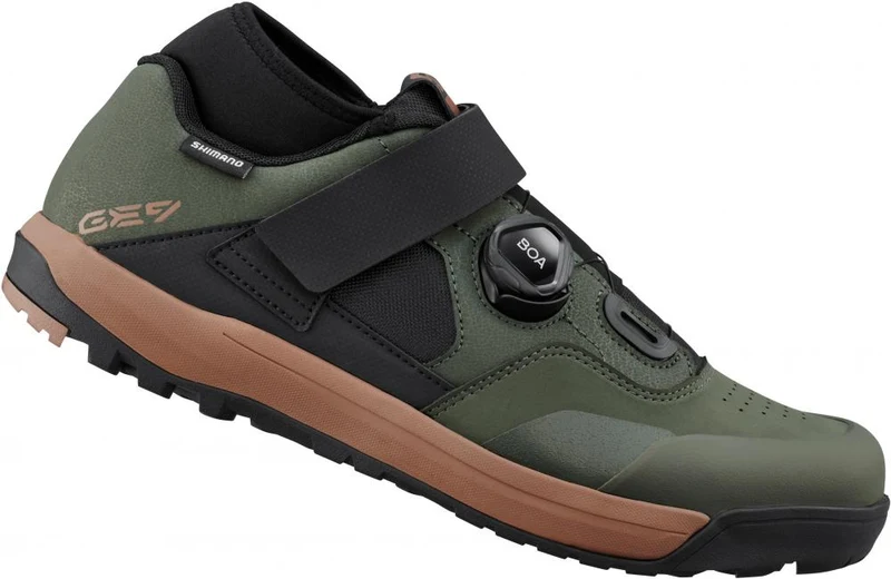 SHIMANO Fahrradschuhe GE900 Herren Damen MTB SPD Fahrradschuhe Größe 42 Grün
