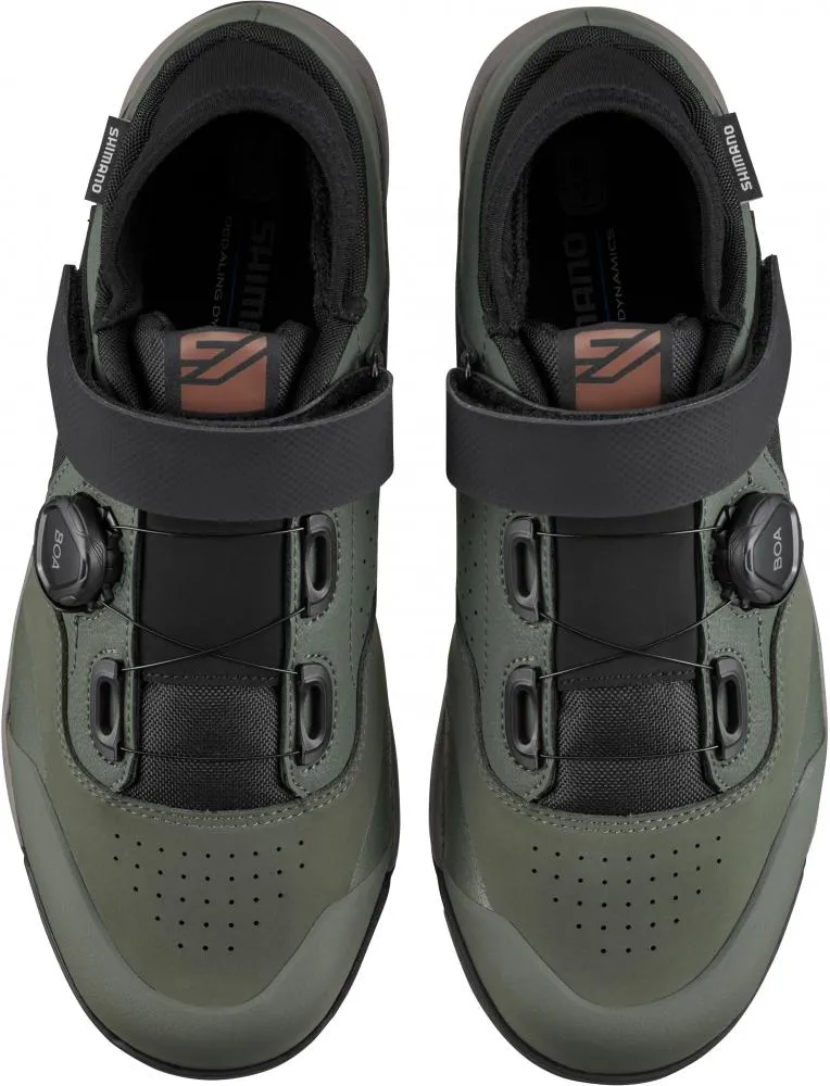 SHIMANO Fahrradschuhe GE900 Herren Damen MTB SPD Fahrradschuhe Größe 42 Grün