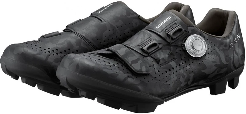 SHIMANO RX600 Fahrradschuhe - Herren/Damen Gravel SPD, Größe 46, Schwarz