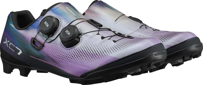 SHIMANO Fahrradschuhe XC703 Herren/Damen MTB SPD Größe 40 Lila