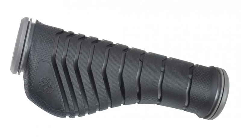 T-One Fahrradgriffe Aero 130mm schwarz/grau ergonomisch rutschfest Lenkergriffe