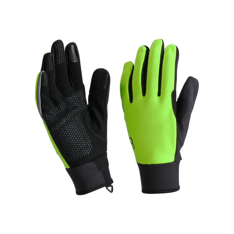 BBB Cycling BBB winterhandschuhe ControlZone XL neon - leichter Softshell-Handschuh für milde Wintertouren
