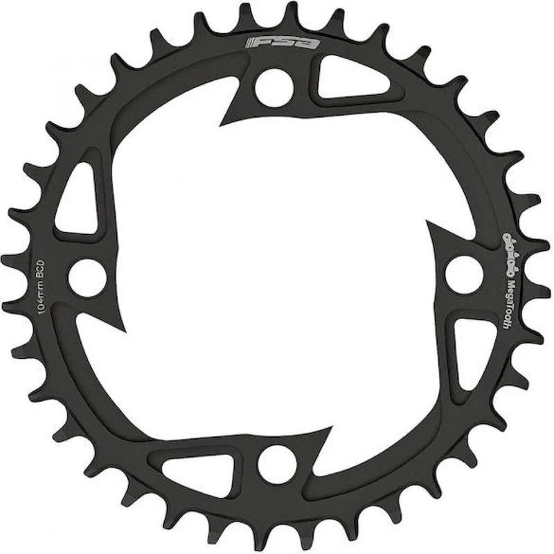FSA Kettenblatt E-Bike Stahl V-Shape 42 T Schwarz - Megatooth 104mm BCD für Bosch Gen.4