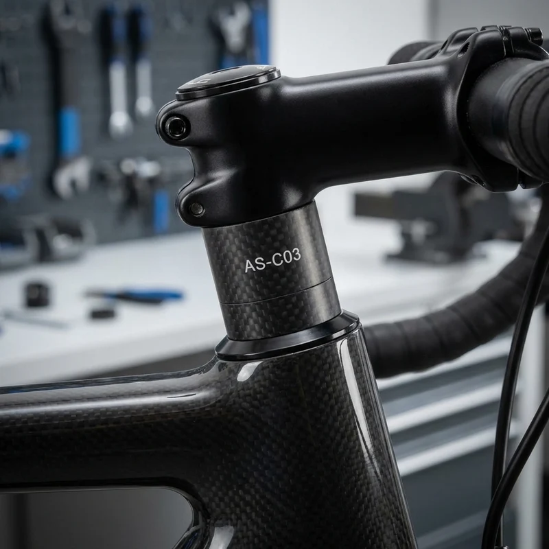 XLC A-Head Spacer schwarz 20 mm 1 1/8 Zoll Carbon