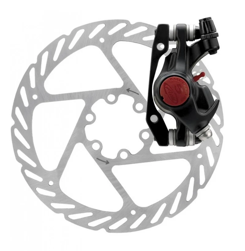 Avid BB5 mechanische Scheibenbremse schwarz - VR/HR, 160 mm Scheibe, organische Beläge, Tri-Align, Werkzeugloser Belagwechsel