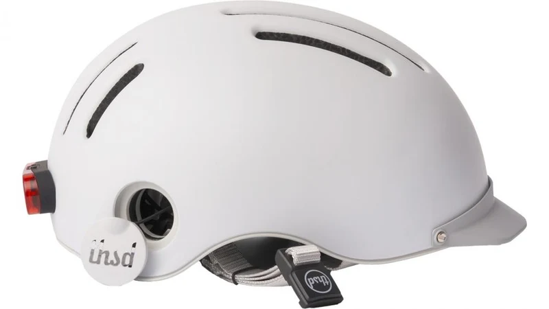 Thousand Chapter Metro White S MIPS Fahrradhelm - Größe S 54-57 cm, leichtes In-Mold-Design, MIPS-Sicherheitssystem, Fidlock Magnetverschluss, integrierte Belüftung, abnehmbares Visier