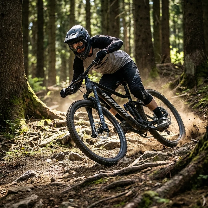 Merida COMP TR Vario-Sattelstütze 31,6 mm 125 mm Verstellweg Schwarz - All Mountain & Enduro