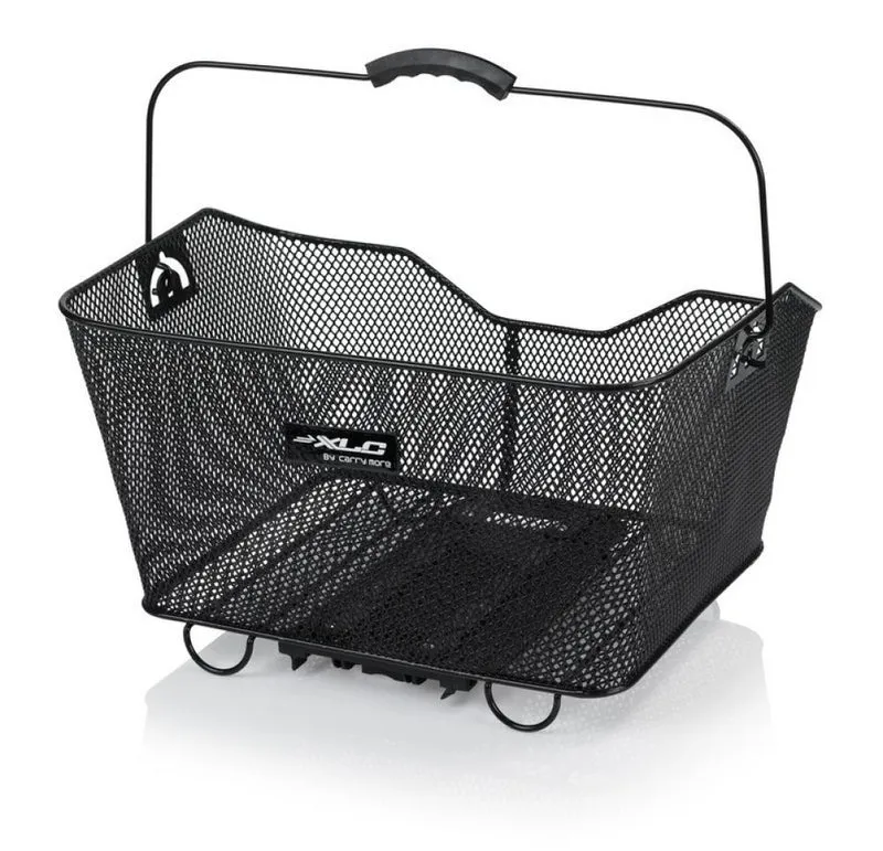 XLC BA-B04 Carry More Fahrradkorb schwarz mit Adapterplatte