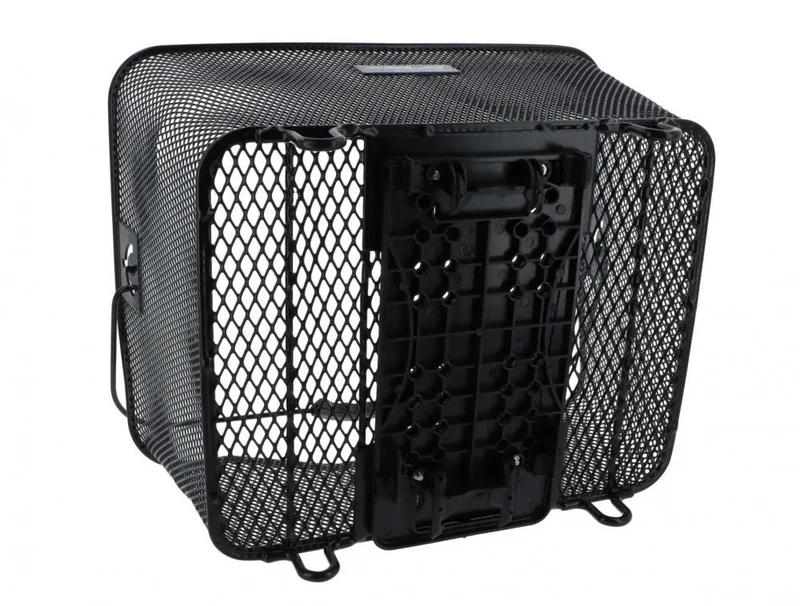 XLC BA-B04 Carry More Fahrradkorb schwarz mit Adapterplatte