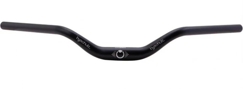 by.schulz Lenker Comfort 31,8 mm 640 mm Schwarz - Ergonomischer Fahrradlenker mit 55 mm Rise
