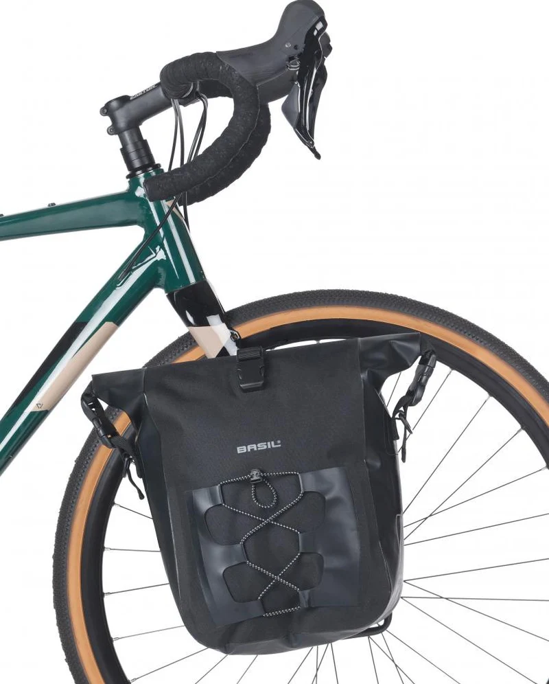 Basil Einzelpacktasche Navigator Waterproof M 24x14x34cm, 14ltr, MIK Studs
