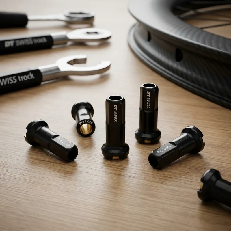 DT SWISS Nippel Pro Lock/Prohead M 2X12 100 Stück Mit Rundkopf Schwarz