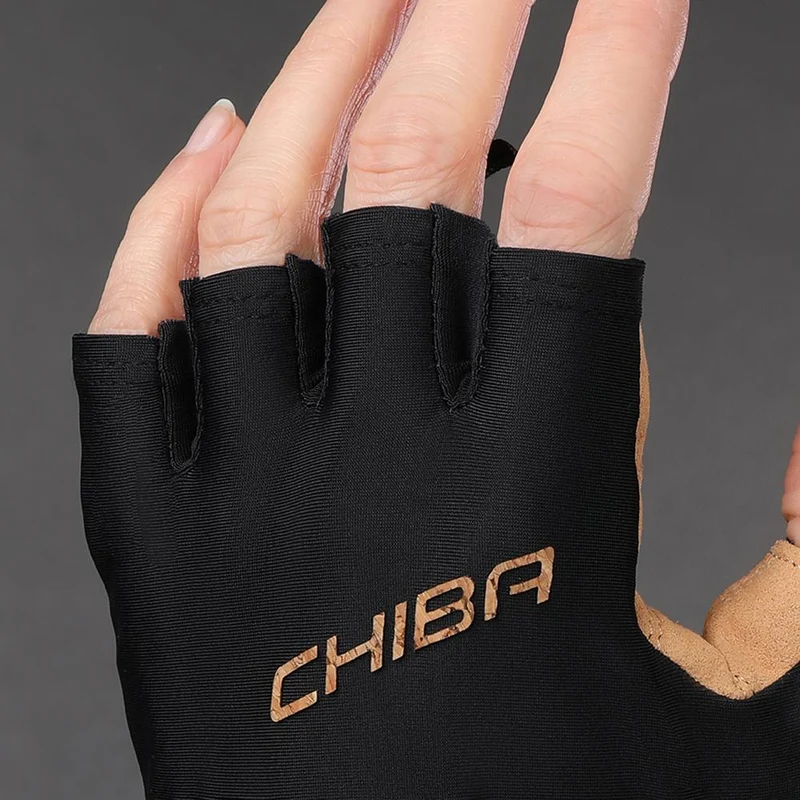 CHIBA ECO Glove Pro - Radhandschuhe schwarz XS, recycelt, gepolstert, atmungsaktiv