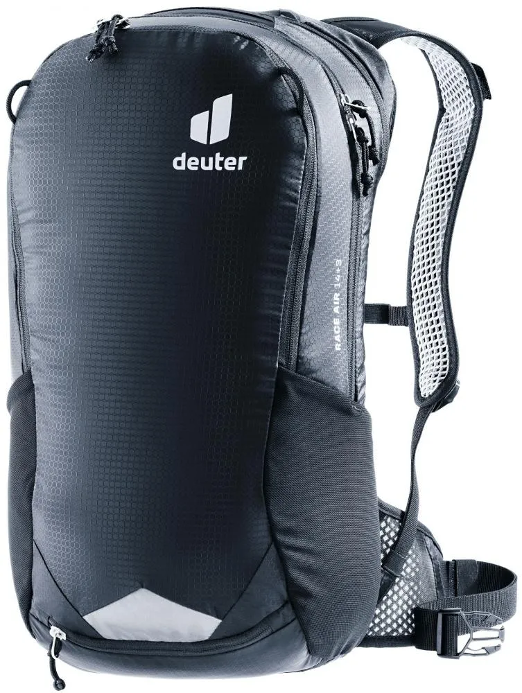 Deuter Race Air 14+3 Fahrradrucksack 14 Liter Black - Extrem leichter Bike-Rucksack mit Aircomfort