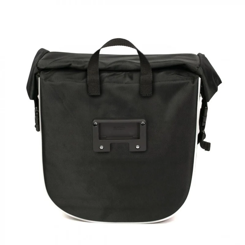 Haberland Frontträger-Tasche eMotion schwarz - stabile Lenkertasche mit Rollverschluss