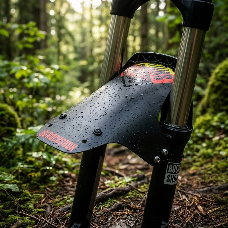Rockshox Steckradschutz Fender schwarz Flagge Deutschland