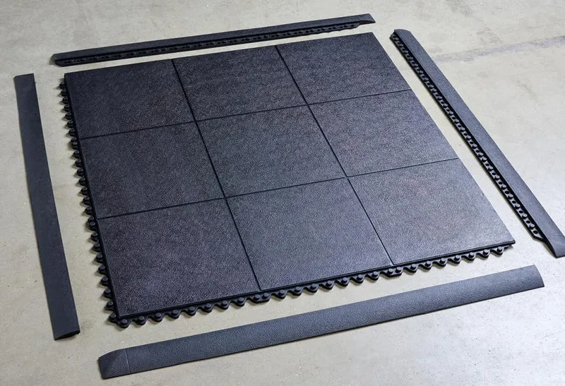 VAR Bodenkante Schwarz MO-51001 Männlich M Schwarz - sichere Abschlusskante für Bodenmatten