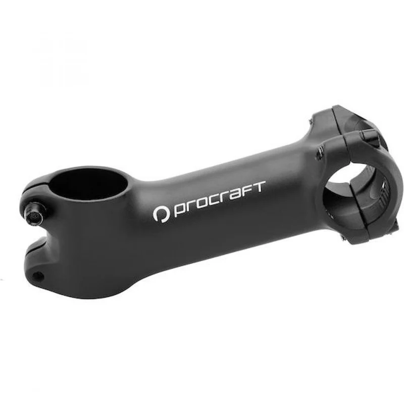 Procraft Vorbau Ahead SL 17° / 110 mm, 25,4 mm Schwarz - Leichter Fahrrad-Vorbau aus Aluminium