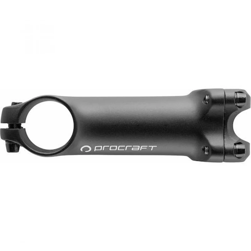 Procraft Ahead Vorbau SL 6° / 130 mm, 25,4 mm, Schwarz - Leichter Aluminium-Vorbau mit CNC-Bearbeitung