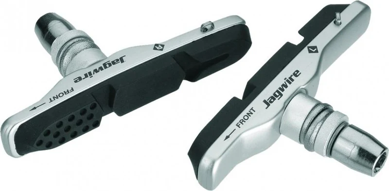 Jagwire Mountain Pro Cartridge Bremsschuhe V-Brake Schwarz/Silber - Allwetter-Bremsleistung