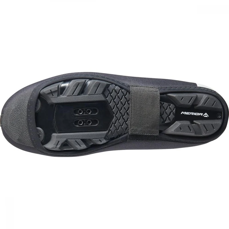 Merida Überschuhe Winter Schwarz XL 43-44 - wind- und wasserdicht, atmungsaktiv, robustes Neopren, reflektierende Details, 1 Paar