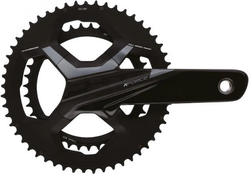 FSA Kurbelgarnitur K-Force Light Road BB386Evo 175 mm Schwarz - leichte High-Performance-Kurbel