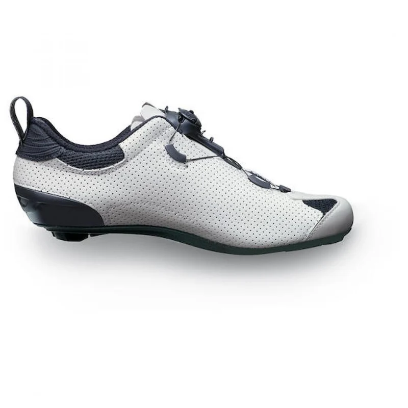 Sidi ROAD Tri-Sixty white 46.5 Weiß - Triathlon-Rennradschuh mit maximaler Kraftübertragung