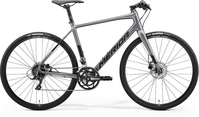 Merida SPEEDER 200 HP4 silber/schwarz XL (59) Silber/Schwarz - sportives Fitnessbike für Straße & Alltag