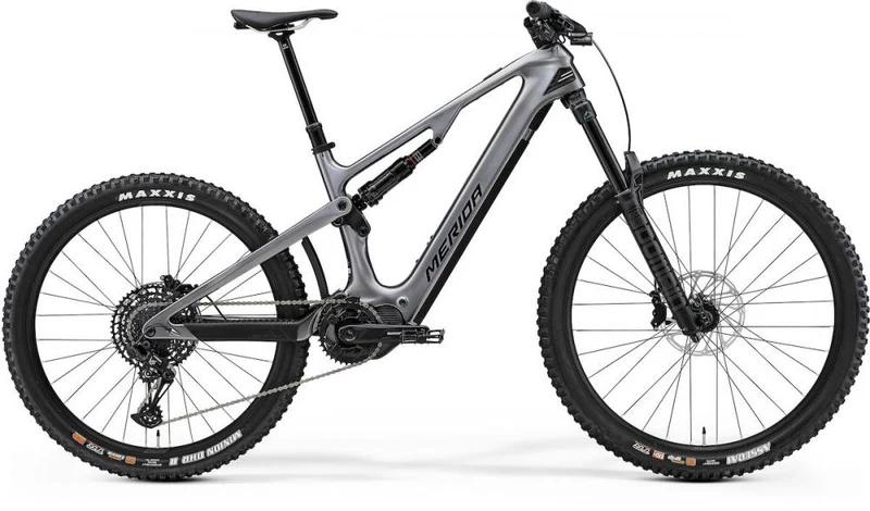 Merida eONE-SIXTY 6000 III1 gunmetal/schwarz L (45) - leistungsstarkes E-Enduro Fully
