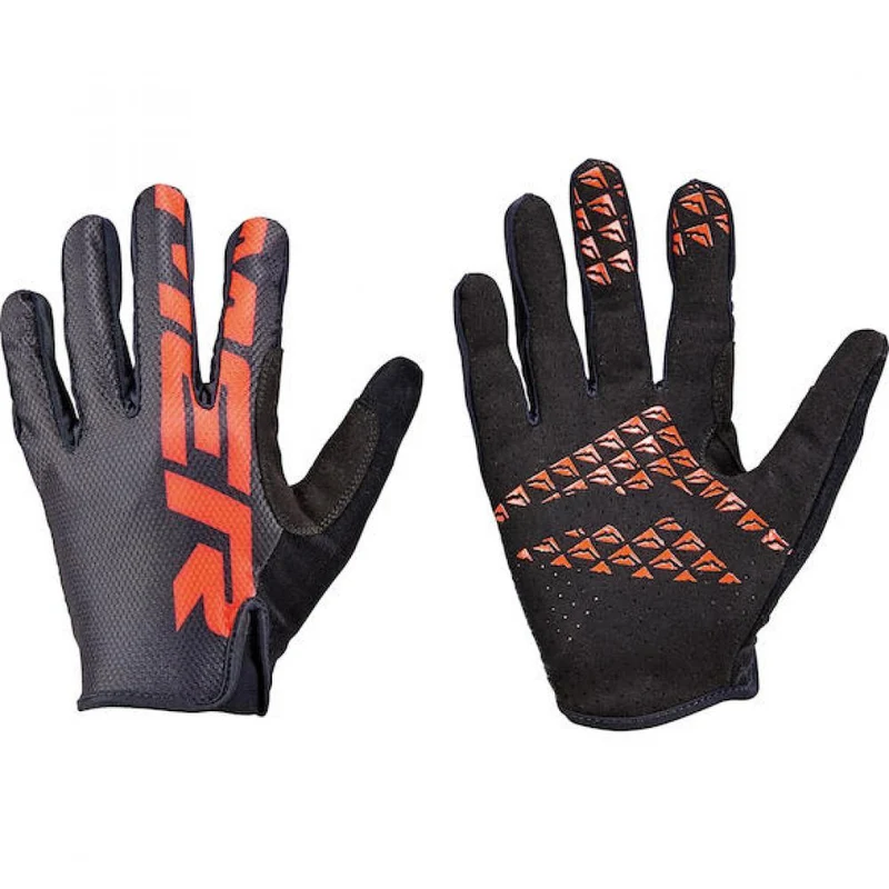 Merida Handschuhe TRAIL schwarz/rot M Schwarz/rot - atmungsaktiver MTB-Schutz