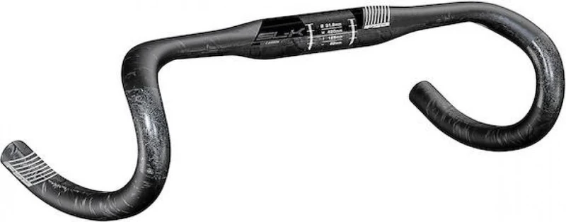 FSA Lenker SL-K Road Compact 31,8 x 440 mm Schwarz - leichter Carbon-Rennradlenker