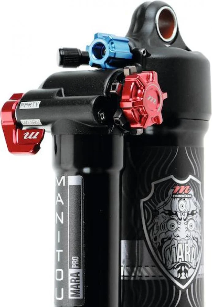 Manitou Federbein Mara Pro Eyelet Mount 200x56 mm Schwarz - High-End Dämpfer für All Mountain & Enduro